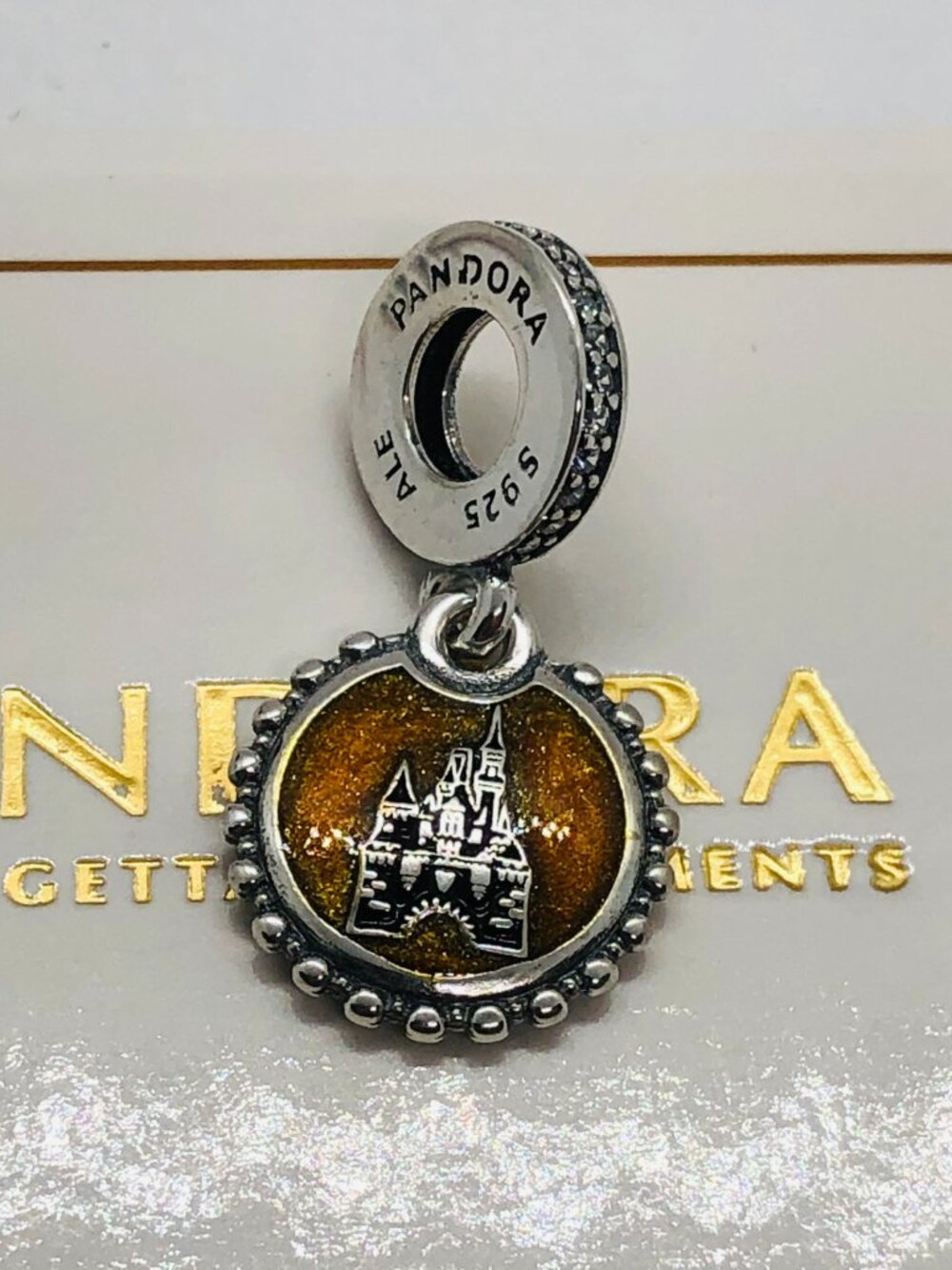 Pandora Disneyland Castle Exclusive Bead Charm